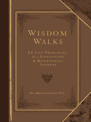 cover image of Wisdom Walks Faux Leather Gift Edition